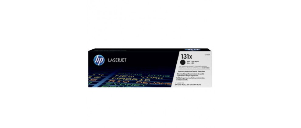 HP 131X Black Original LaserJet Toner Cartridge (CF210X) (2.4K)